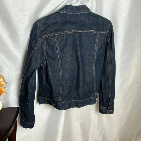 NWOT J. Crew Cropped blue denim jean jacket ,festival western,country, - Picture 7 of 13